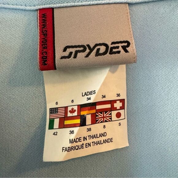 Spyder Quarter Zip Lightweight Layering Shirt Long Sleeve Women’s Size 6 - Picture 5 of 13